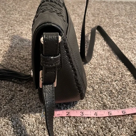 Great Condition Brighton Black Leather Nia Crossbody Handbag - Picture 12 of 15